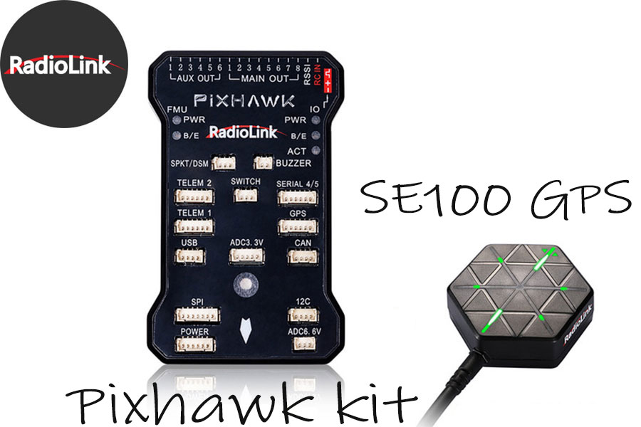 RadioLink pixhawk フライトコントローラー SE100 GPS付