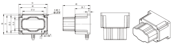 DE-LIDAR-TF01寸法-2